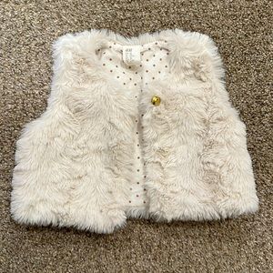 H&M baby faux fur vest